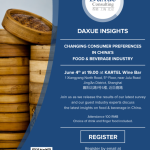 Daxue Insight – Come discuss F&B in China this Thursday