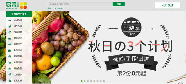 Fresh Food in China: New Online Shopping Marketplace