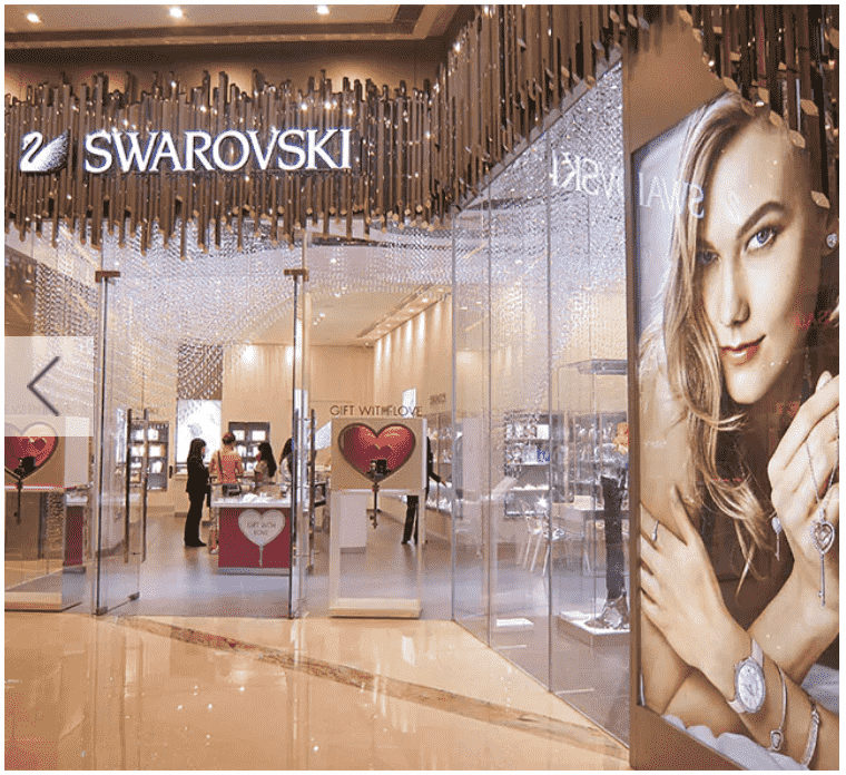 Traditional Swarovski Store in China