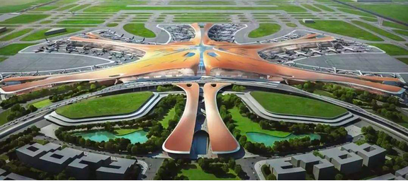 Daxing airport in Beijing China's aircraft industry